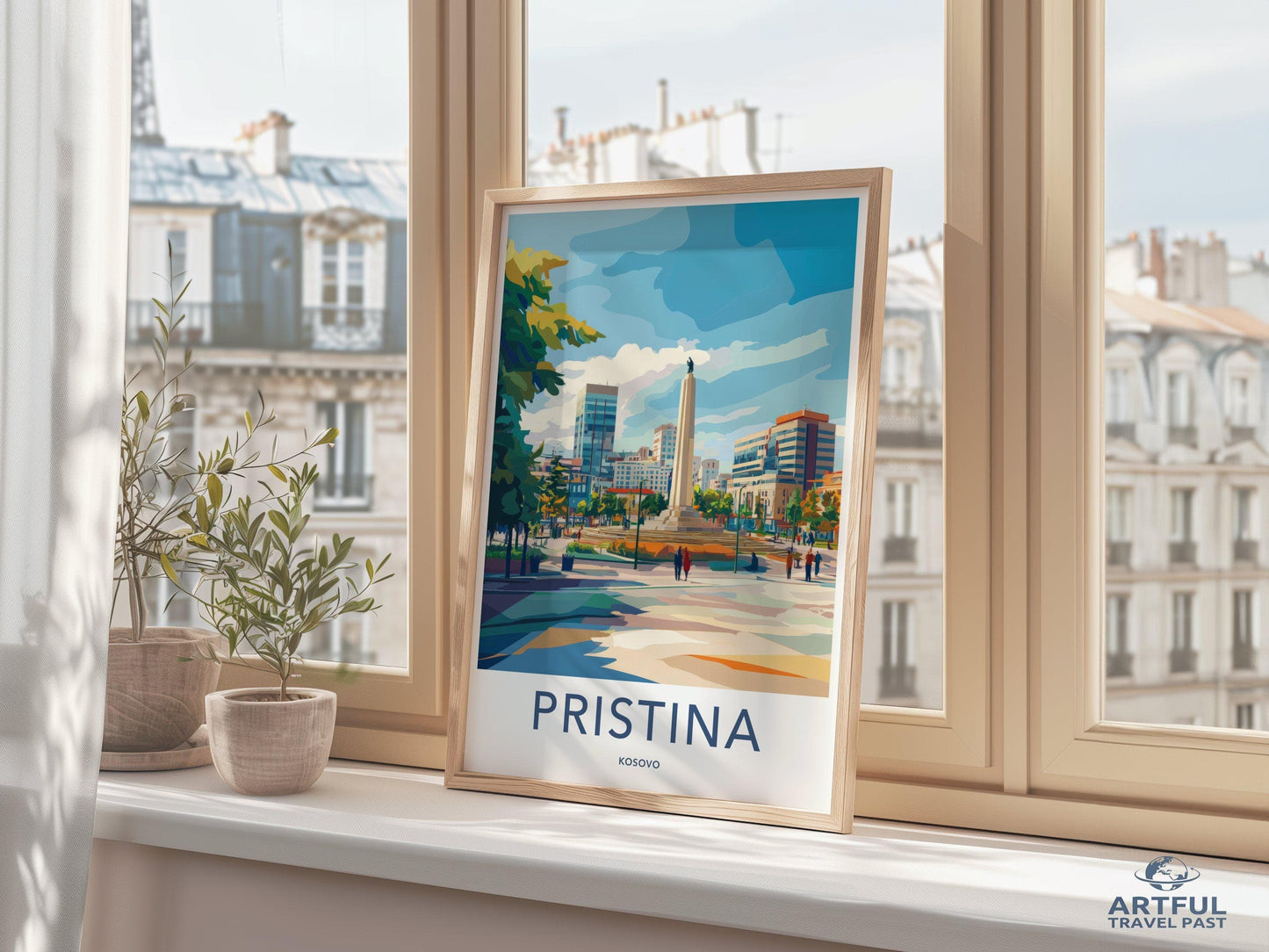 Pristina Poster - Kosovo Wall Art