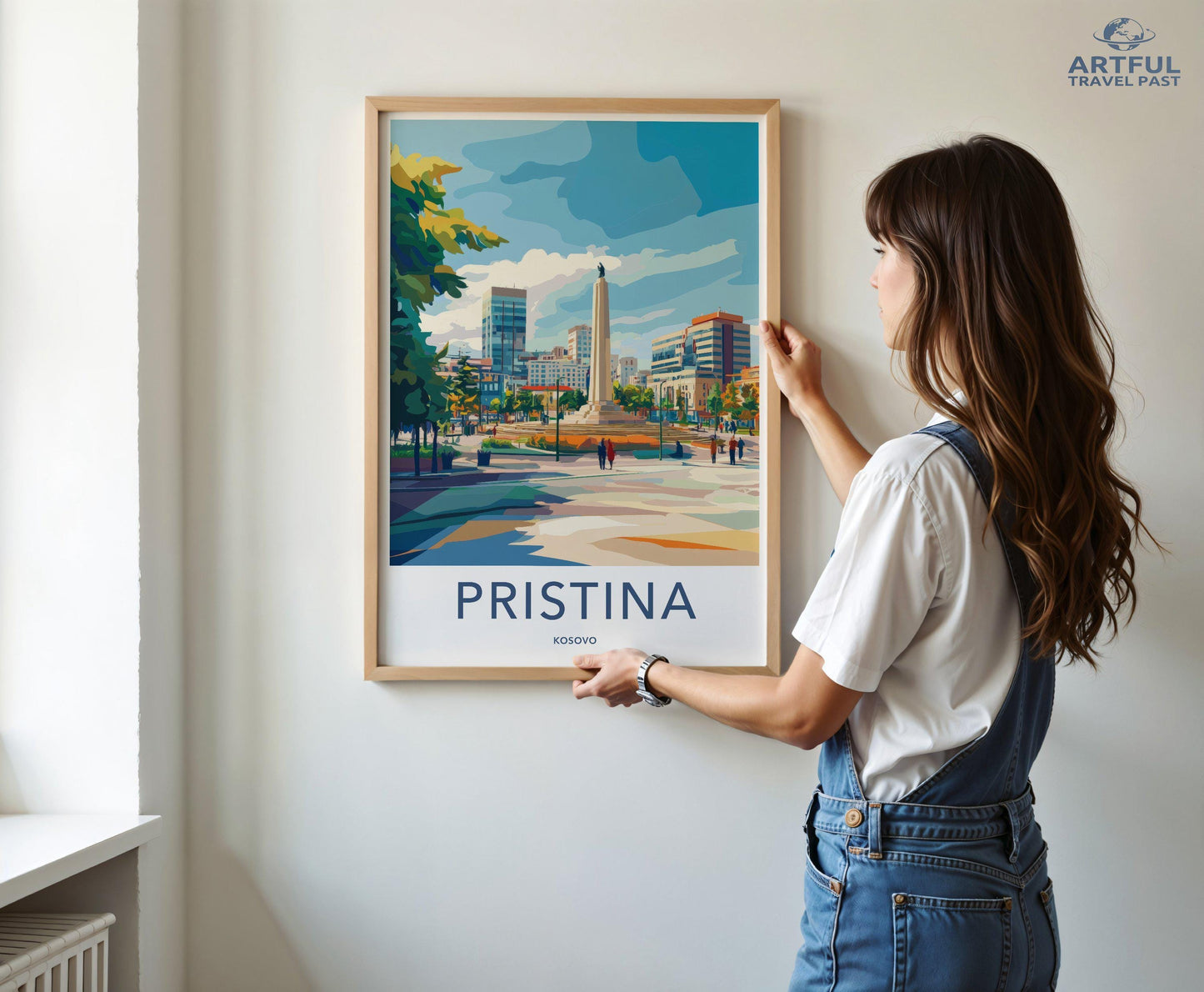 Pristina Poster - Kosovo Wall Art