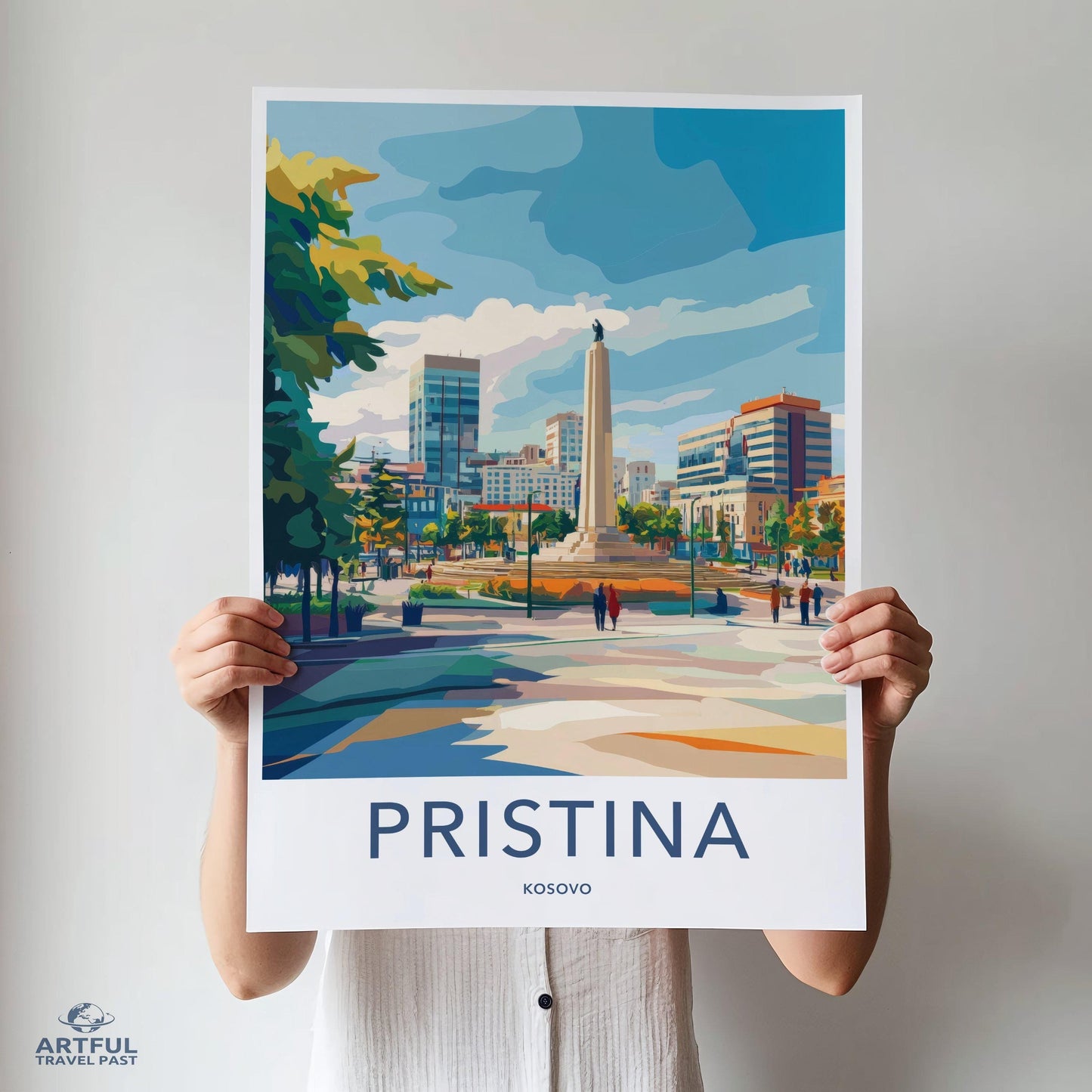 Pristina Poster - Kosovo Wall Art
