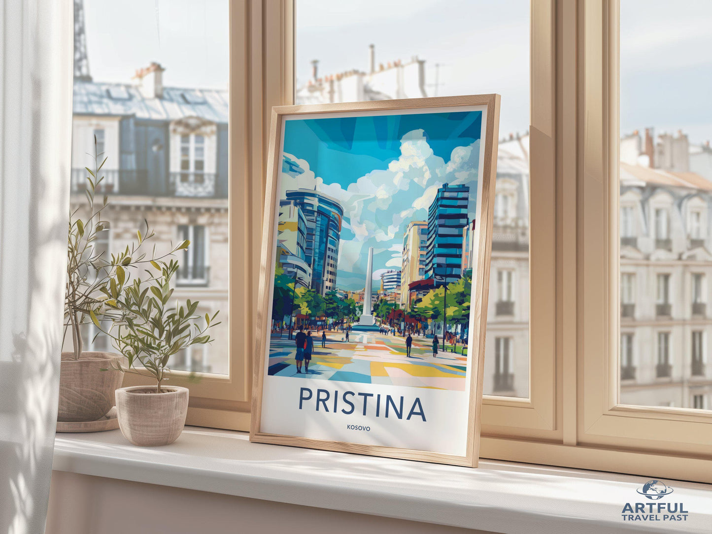 Pristina Poster - Kosovo Wall Art