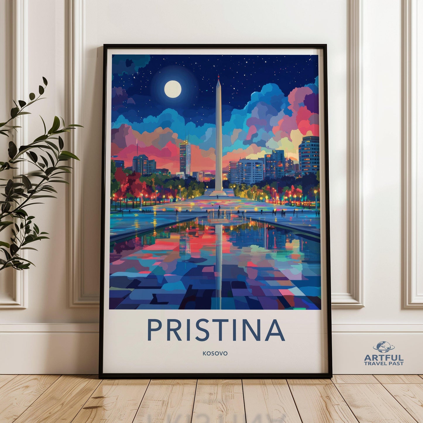 Pristina Poster - Kosovo Wall Art