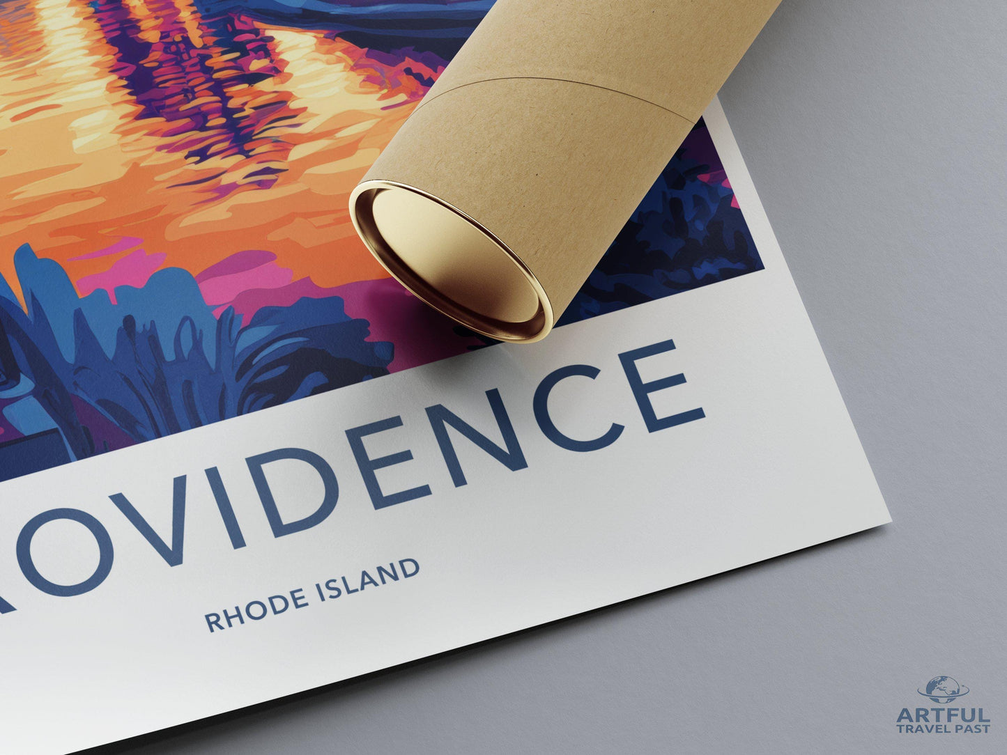 Providence Poster | Rhode Island Wall Art | America Decor