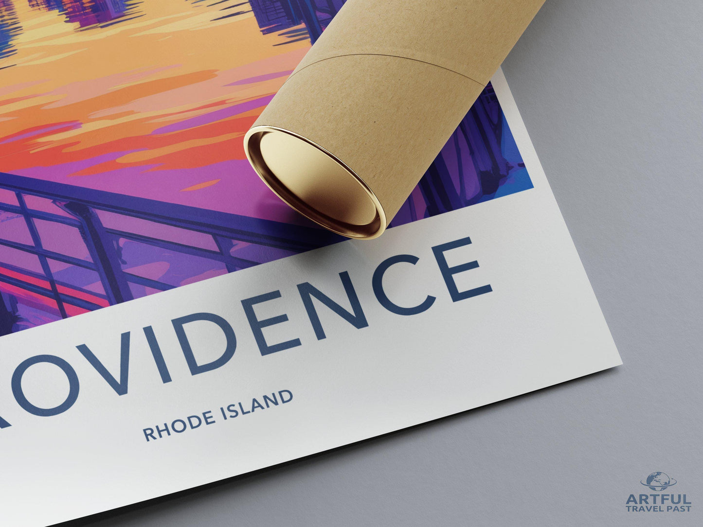 Providence Poster | Rhode Island Wall Art | America Decor
