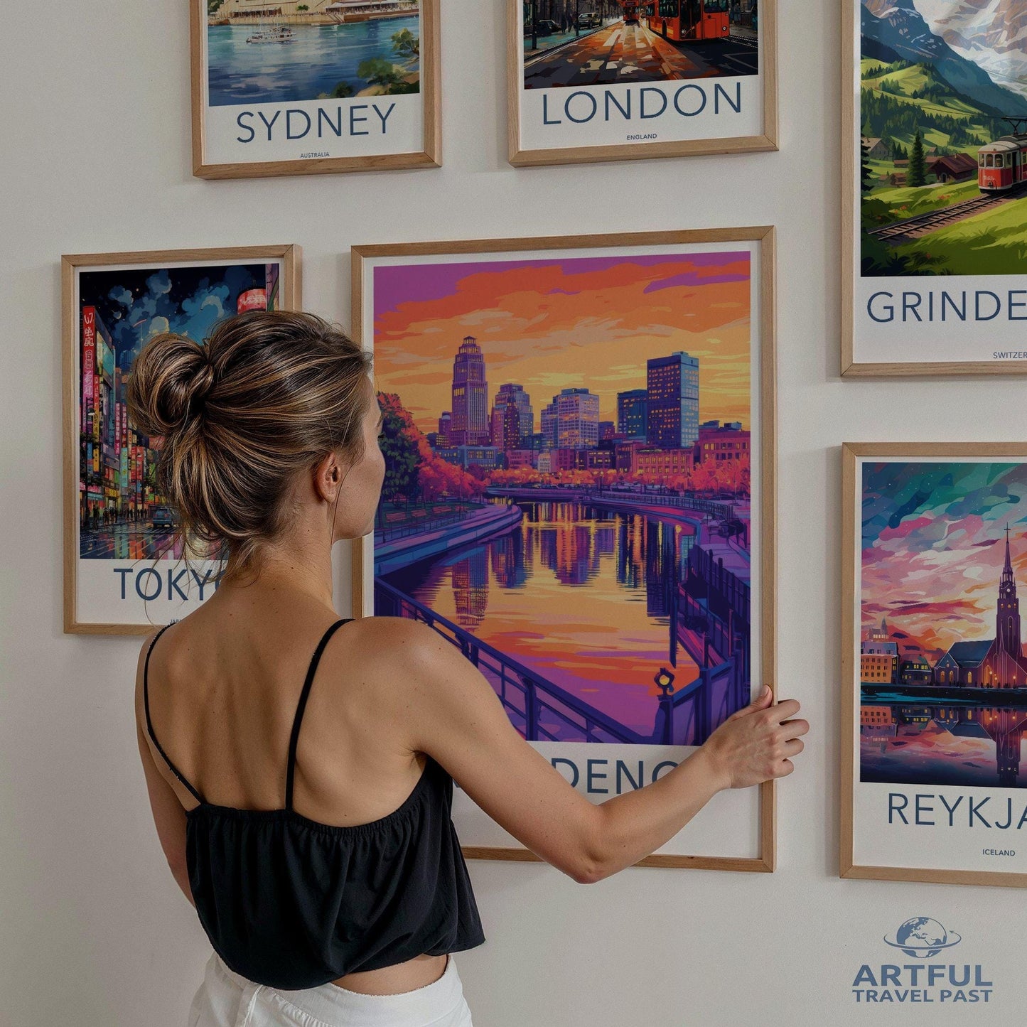 Providence Poster | Rhode Island Wall Art | America Decor