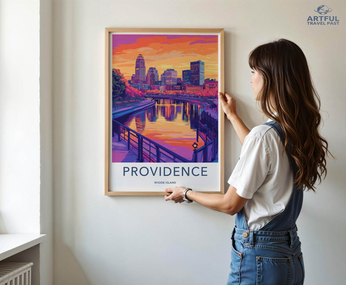 Providence Poster | Rhode Island Wall Art | America Decor