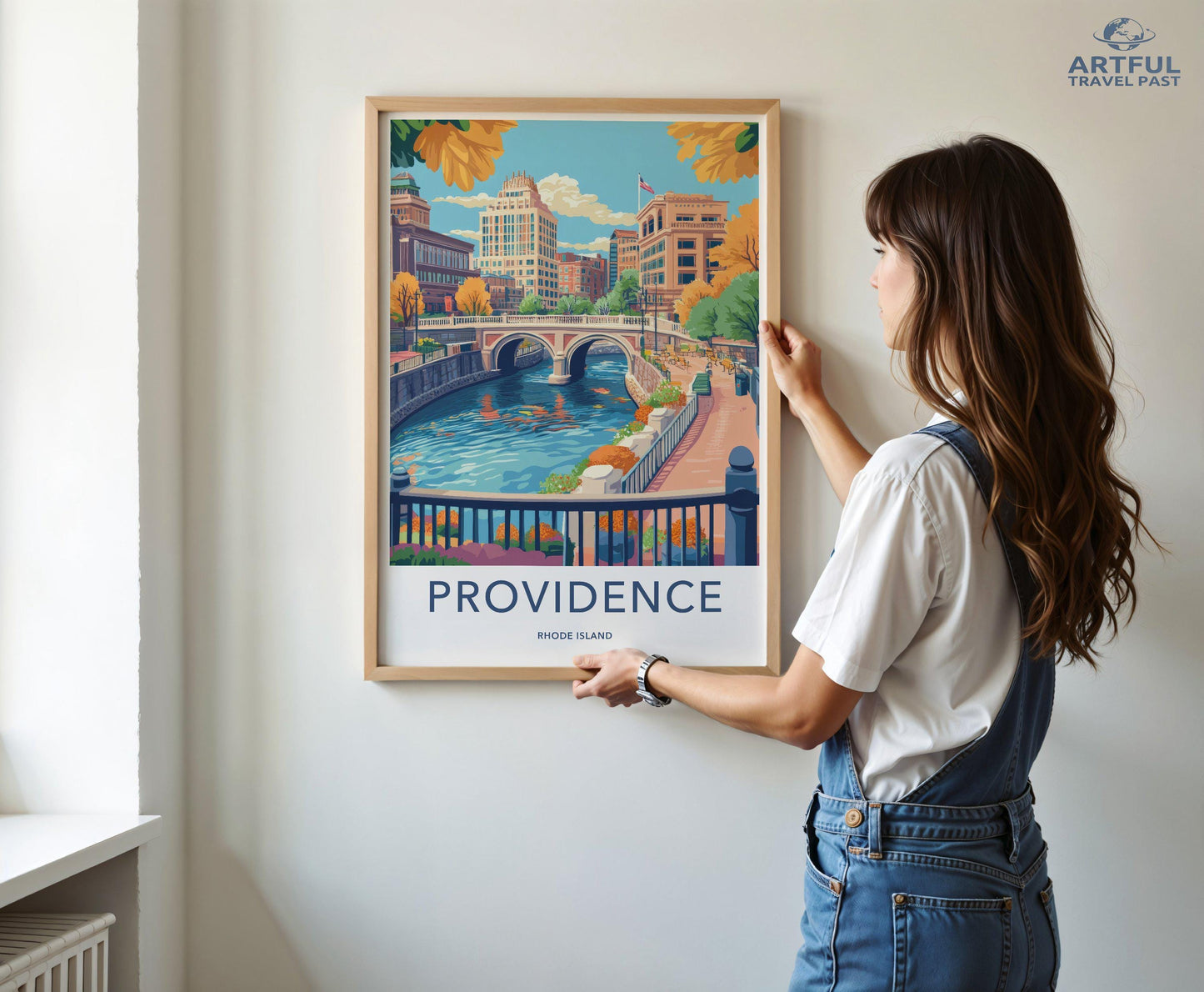 Providence Poster | Rhode Island Wall Art | America Decor