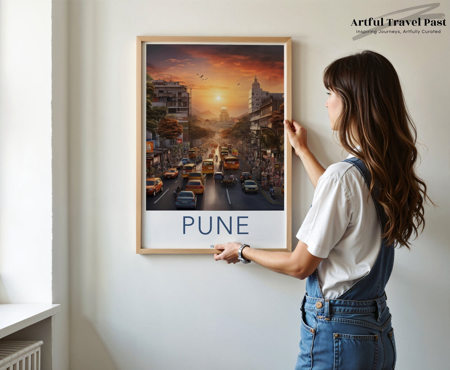 Pune Poster | Maharashtra Wall Art | India Decor