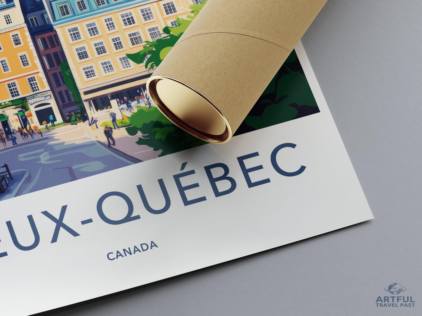Quebec City Poster | Canada Wall Art | North America Decor