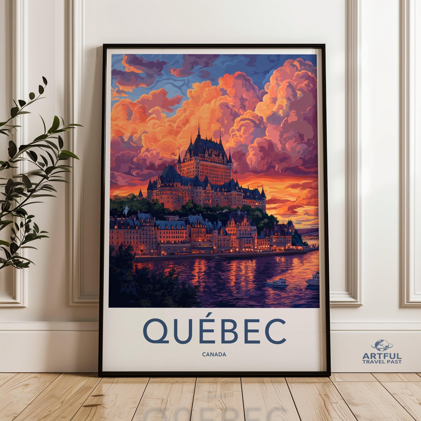 Quebec Poster - Canada Wall Art