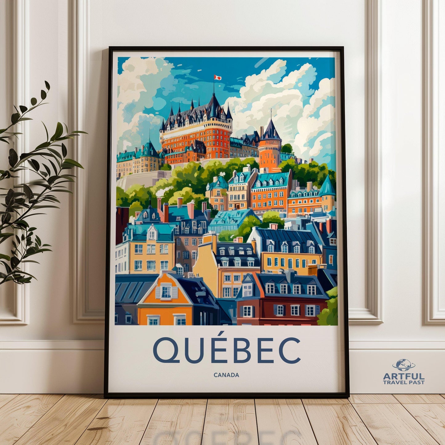 Quebec Poster - Canada Wall Art