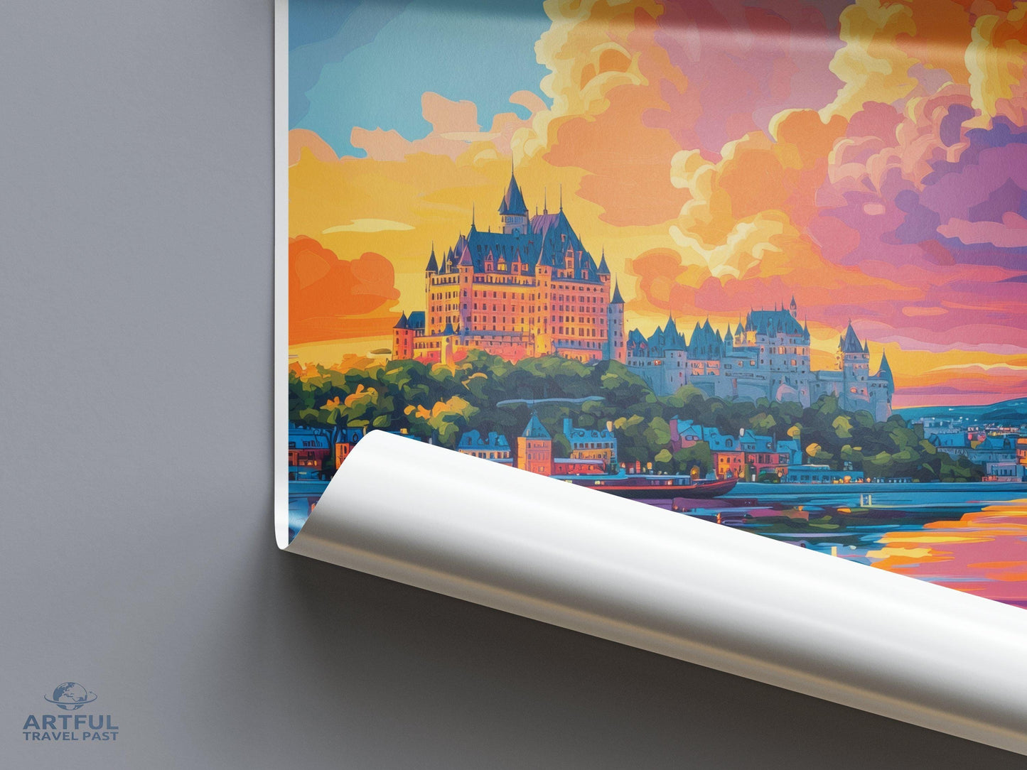 Quebec Poster - Canada Wall Art