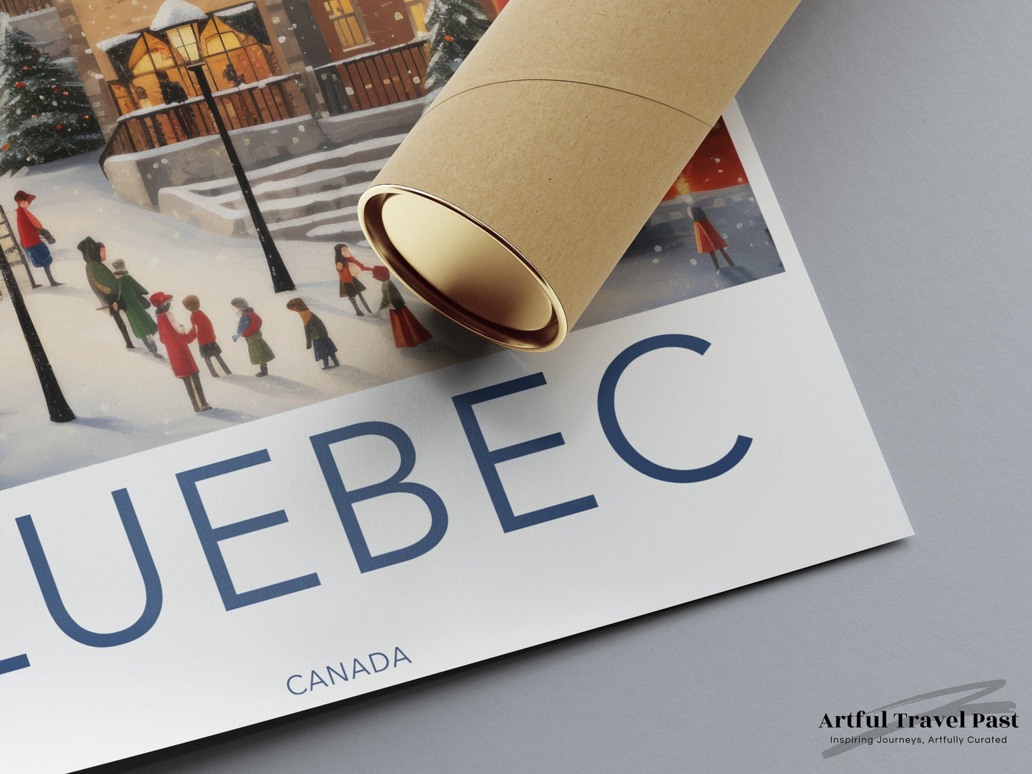 Quebec Poster | Canada Wall Art | North America Decor