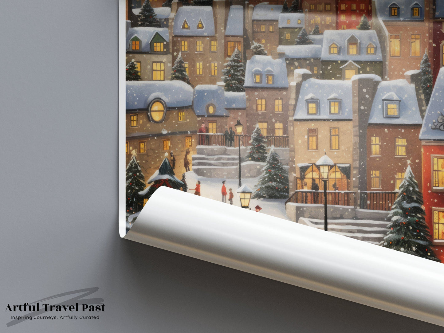 Quebec Poster | Canada Wall Art | North America Decor