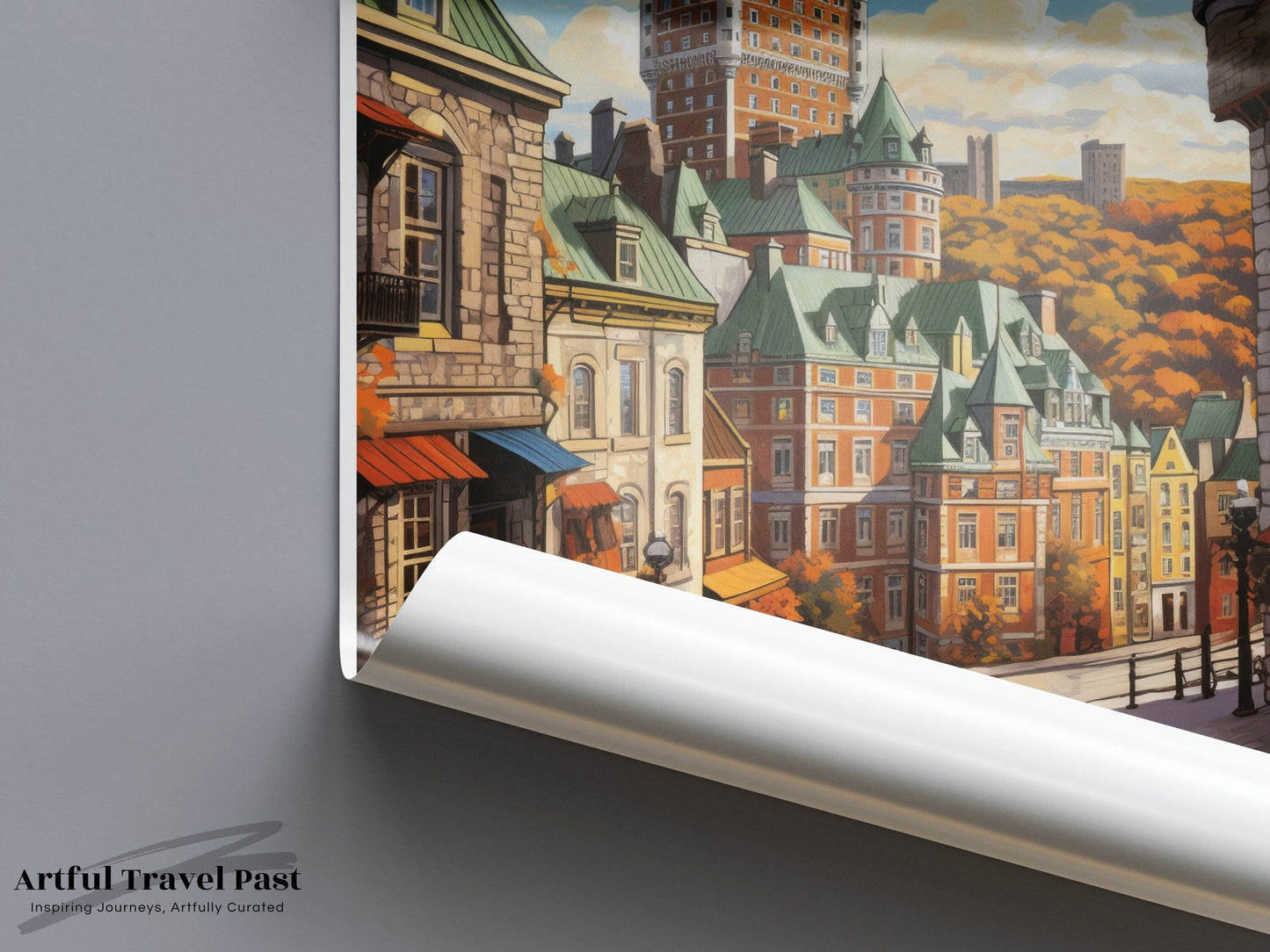 Quebec Poster | Quebec Wall Art | Canada Decor