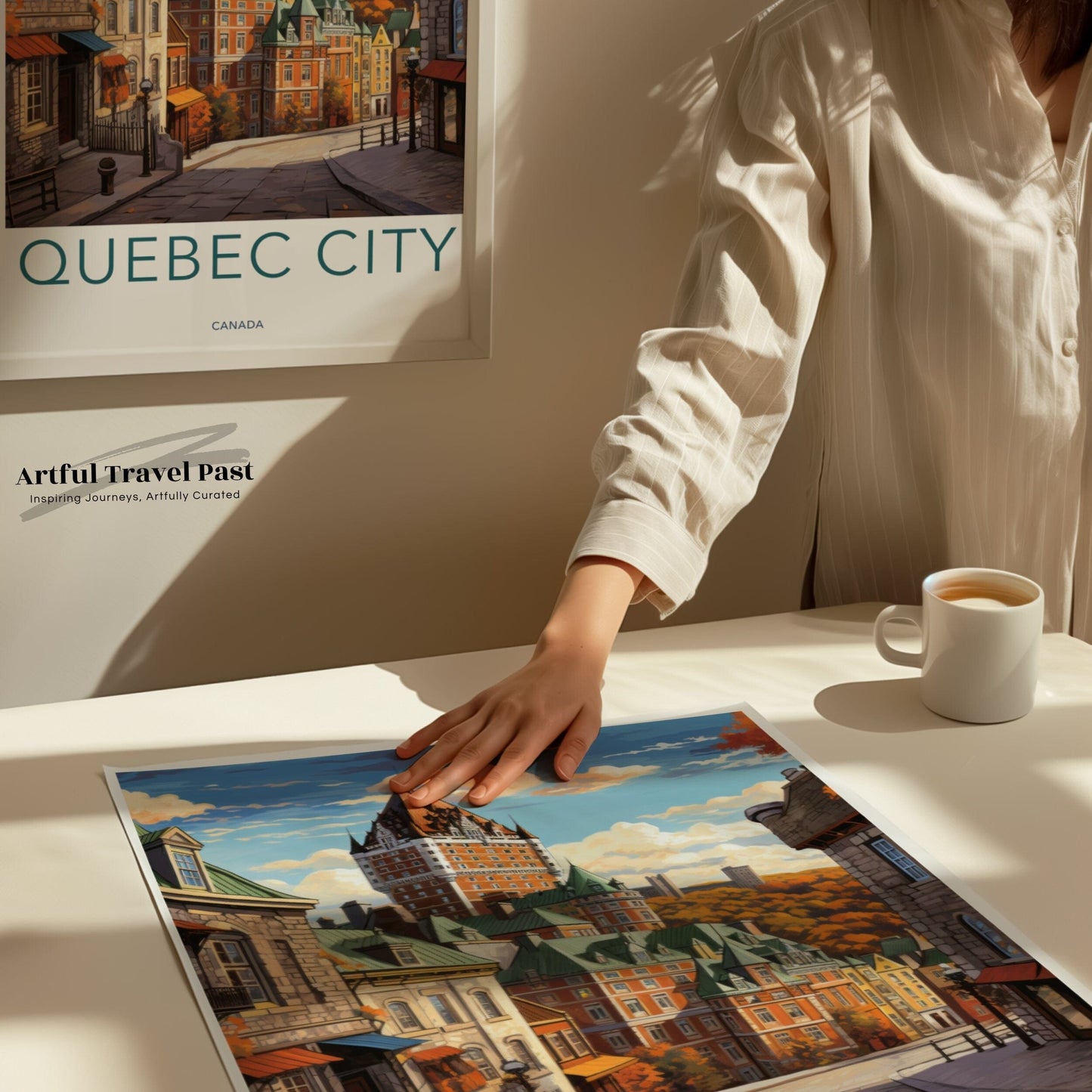 Quebec Poster | Quebec Wall Art | Canada Decor