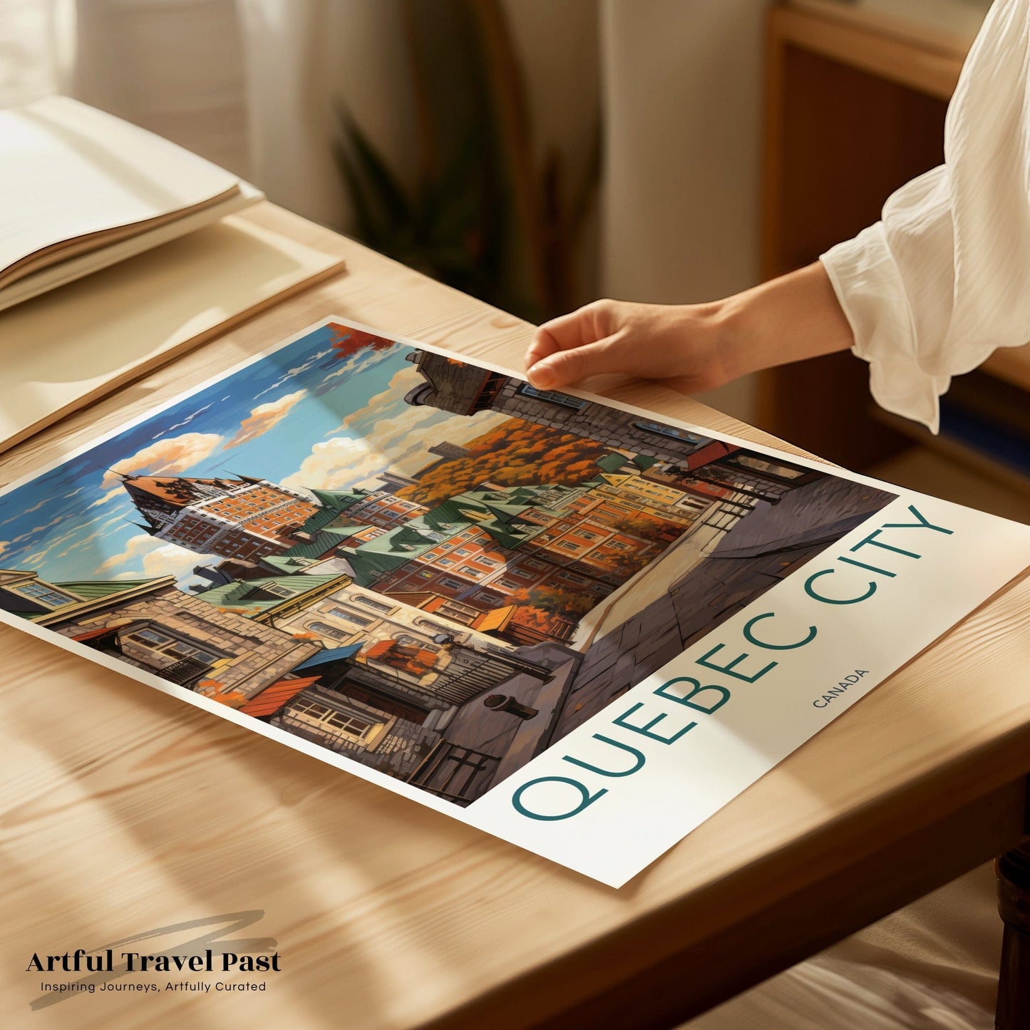 Quebec Poster | Quebec Wall Art | Canada Decor