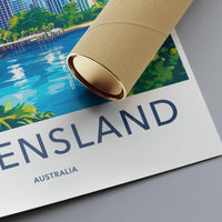 Queensland Poster - Australia Wall Art