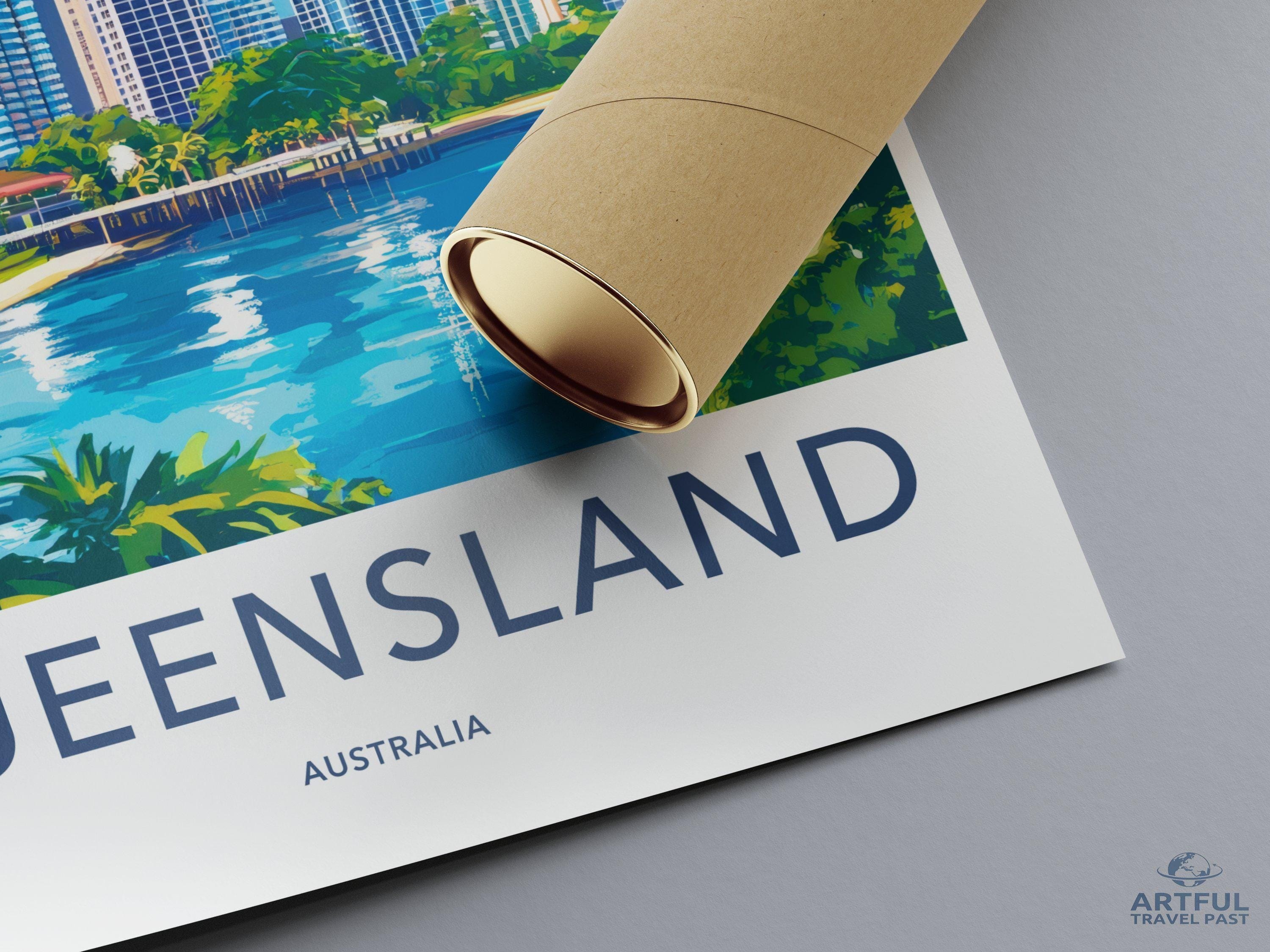 Queensland Poster - Australia Wall Art