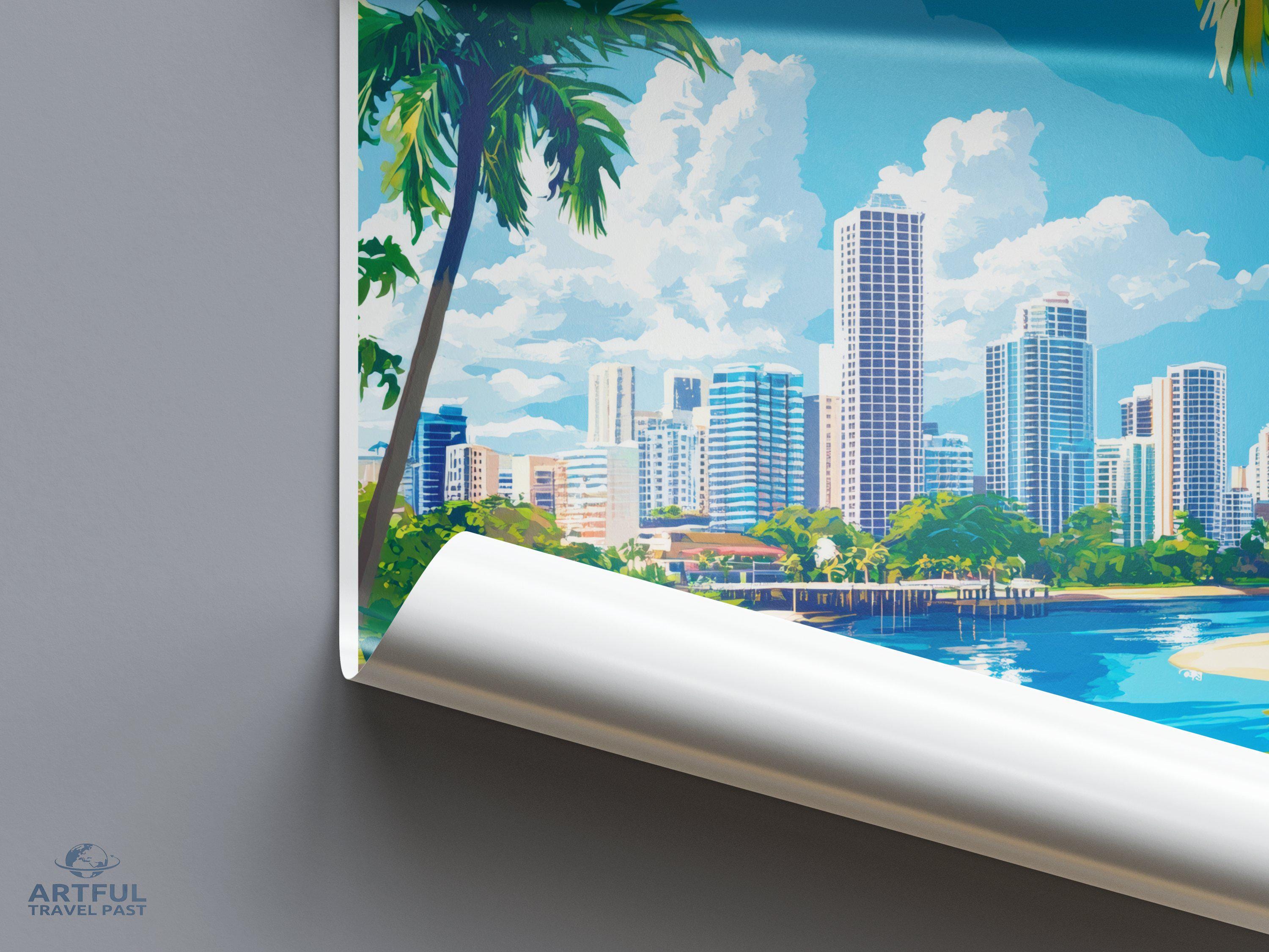 Queensland Poster - Australia Wall Art