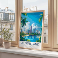 Queensland Poster - Australia Wall Art