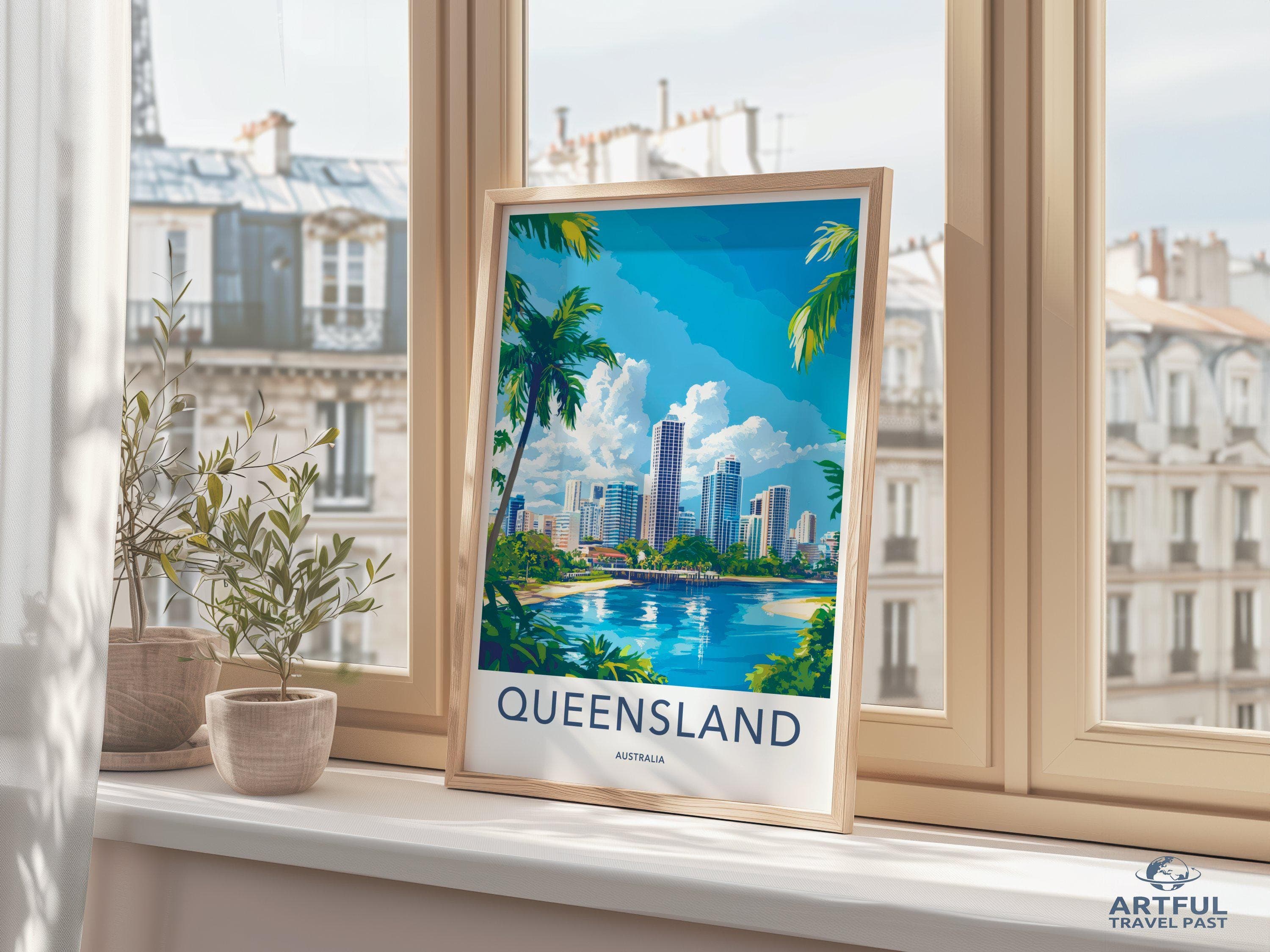 Queensland Poster - Australia Wall Art