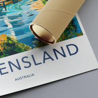 Queensland Poster - Australia Wall Art