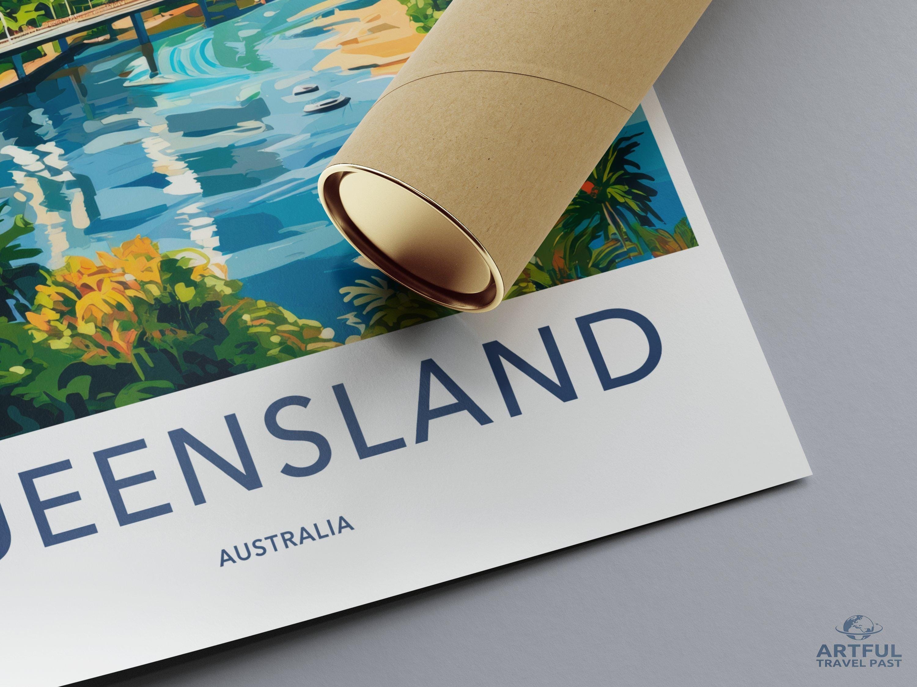 Queensland Poster - Australia Wall Art