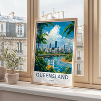 Queensland Poster - Australia Wall Art