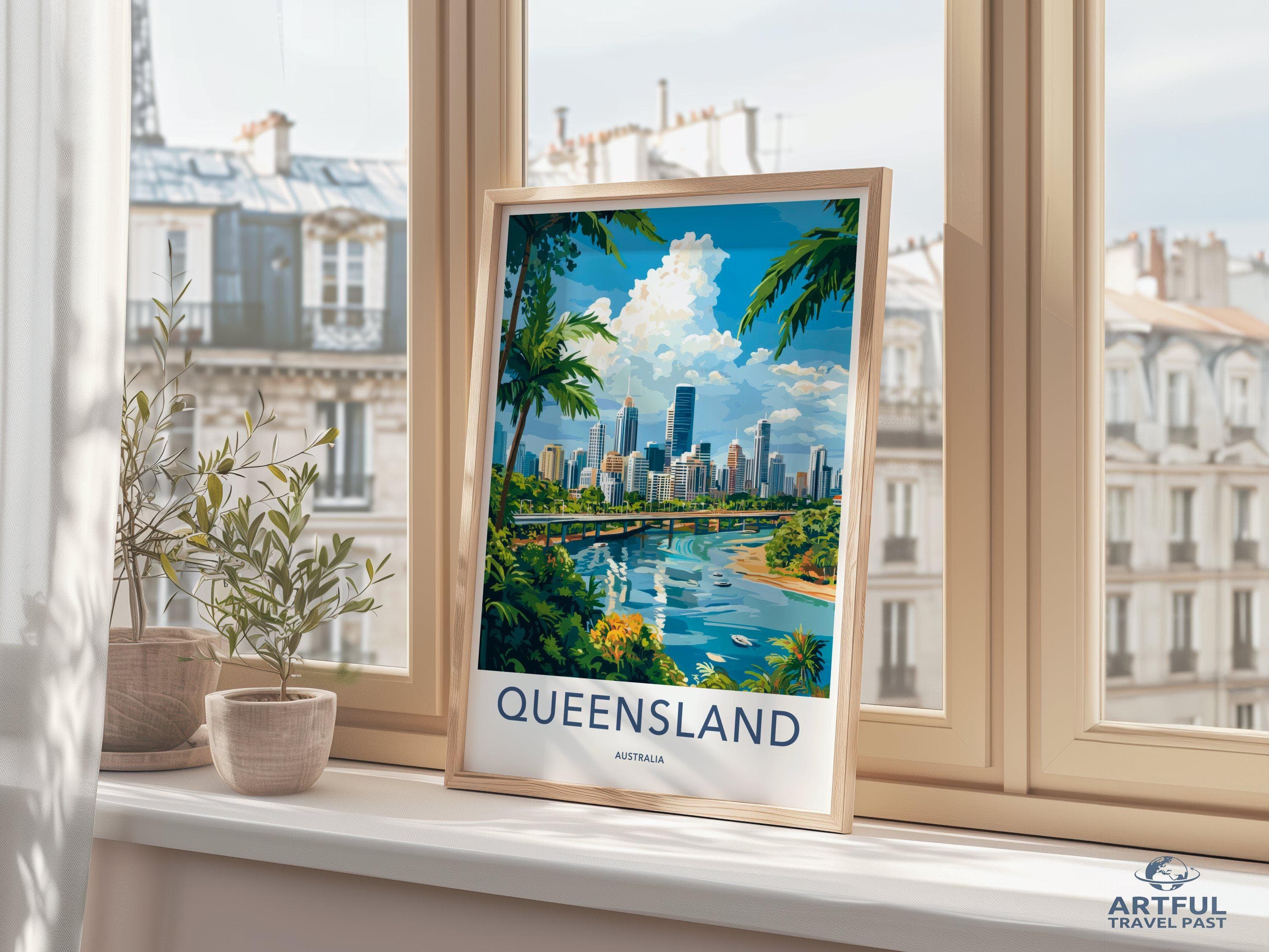 Queensland Poster - Australia Wall Art