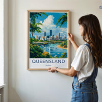 Queensland Poster - Australia Wall Art