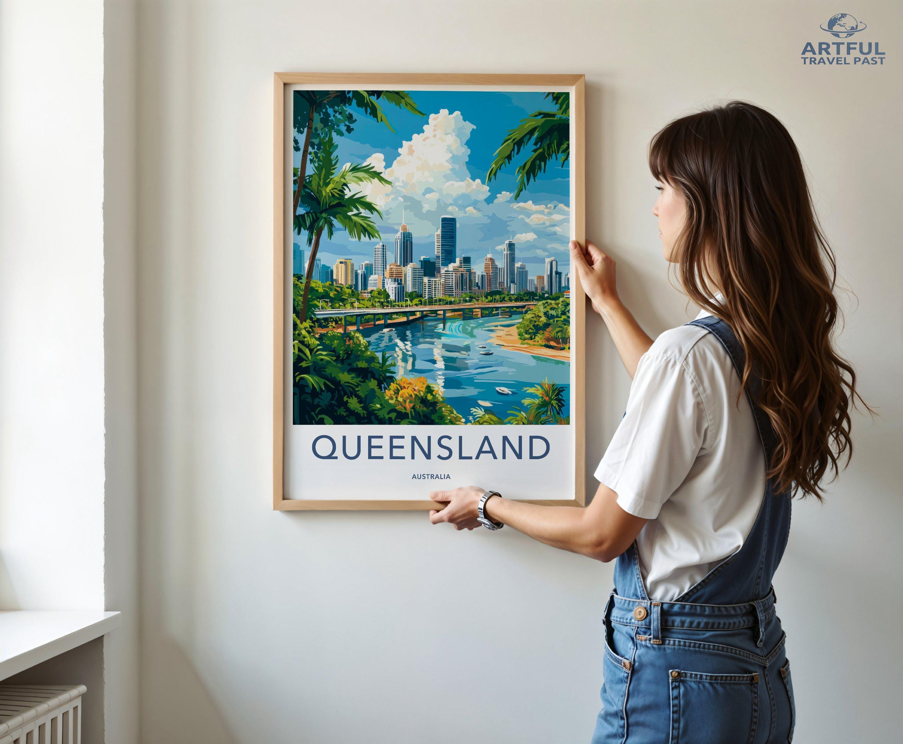 Queensland Poster - Australia Wall Art