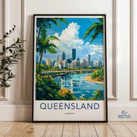 Queensland Poster - Australia Wall Art