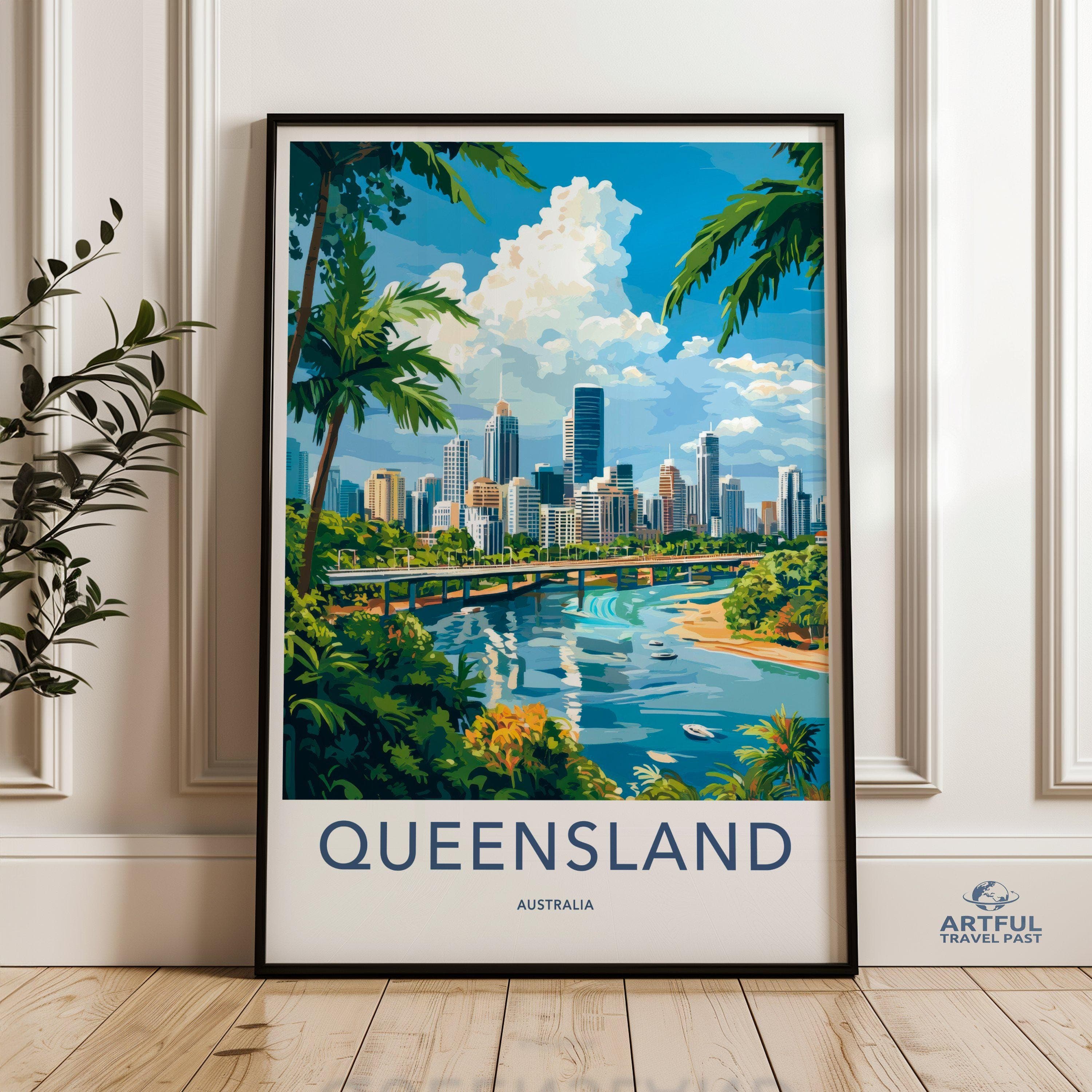 Queensland Poster - Australia Wall Art