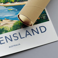 Queensland Poster - Australia Wall Art