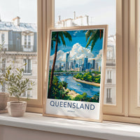 Queensland Poster - Australia Wall Art