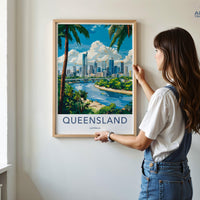 Queensland Poster - Australia Wall Art