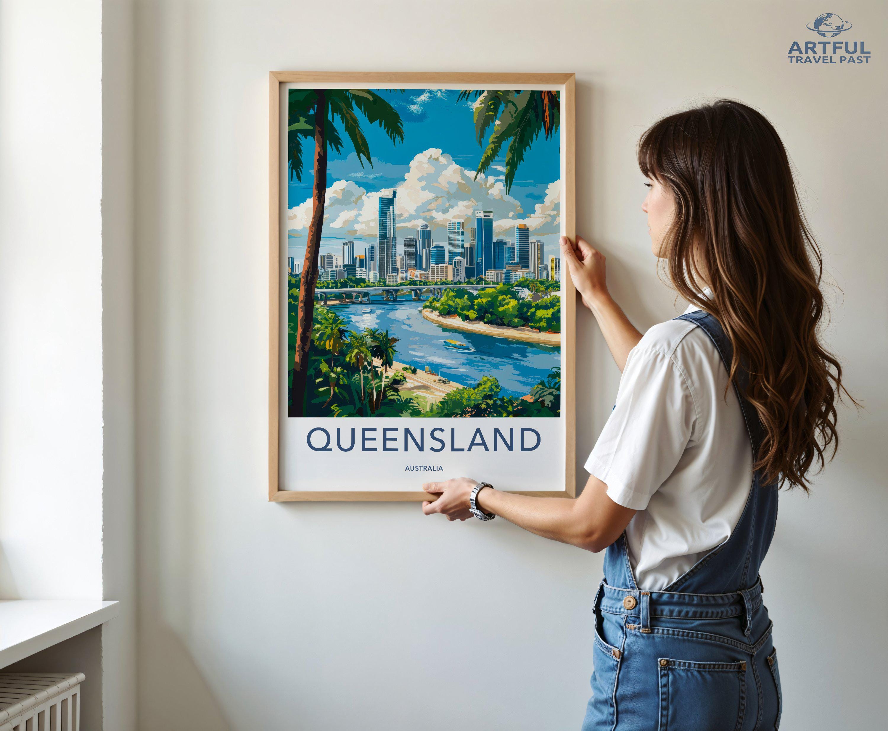 Queensland Poster - Australia Wall Art