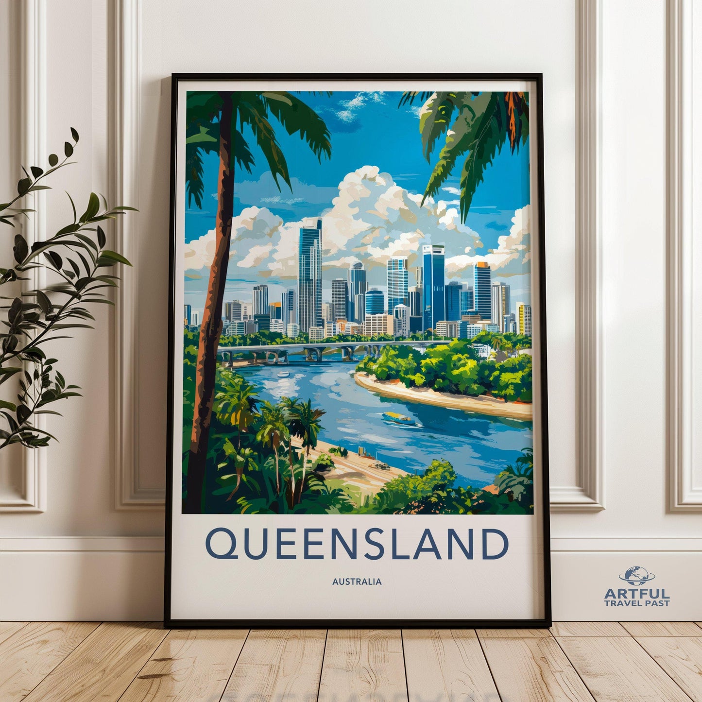 Queensland Poster - Australia Wall Art