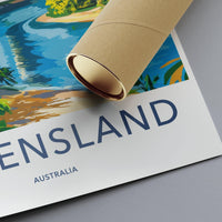 Queensland Poster - Australia Wall Art