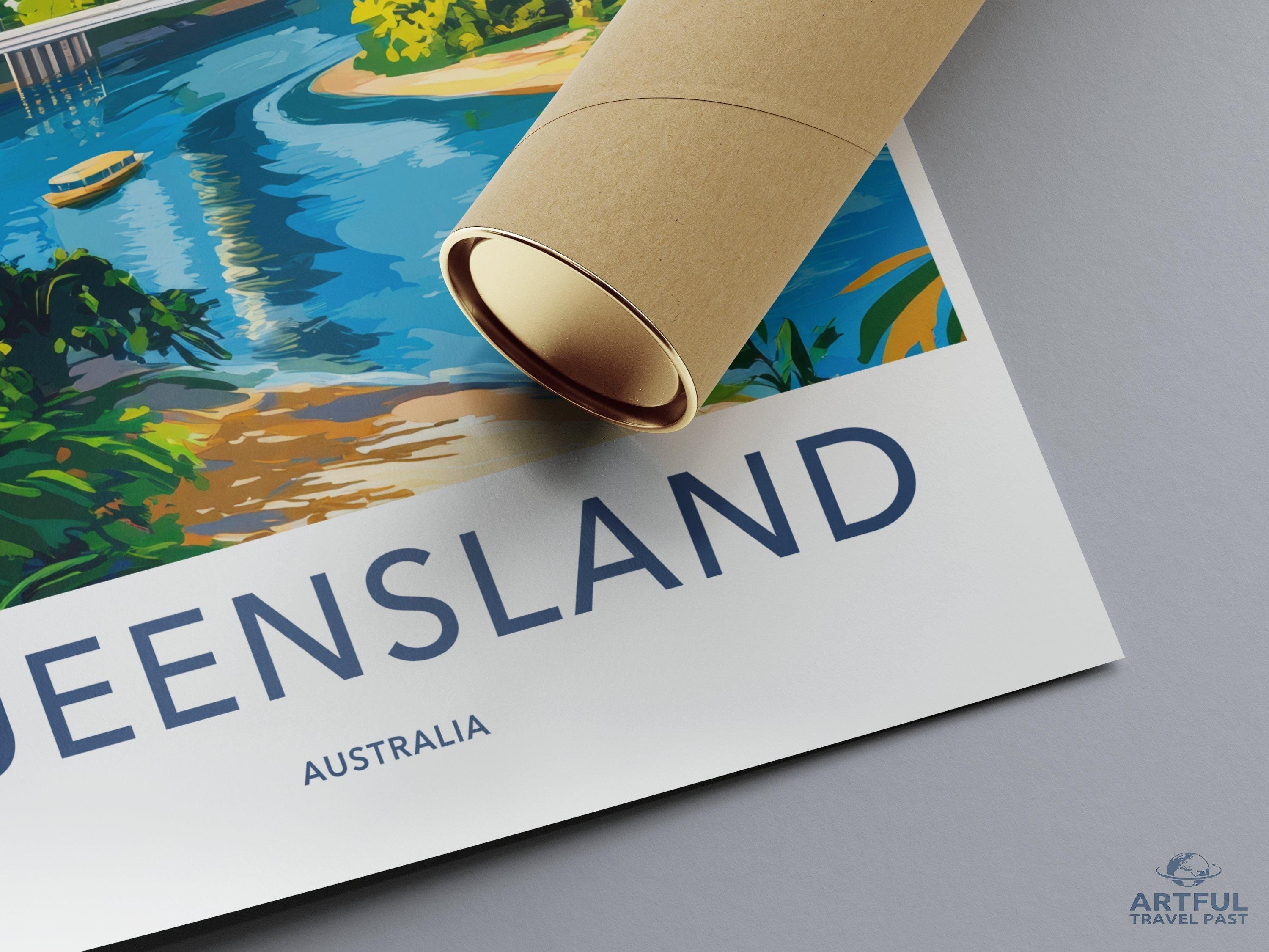 Queensland Poster - Australia Wall Art