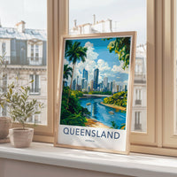 Queensland Poster - Australia Wall Art