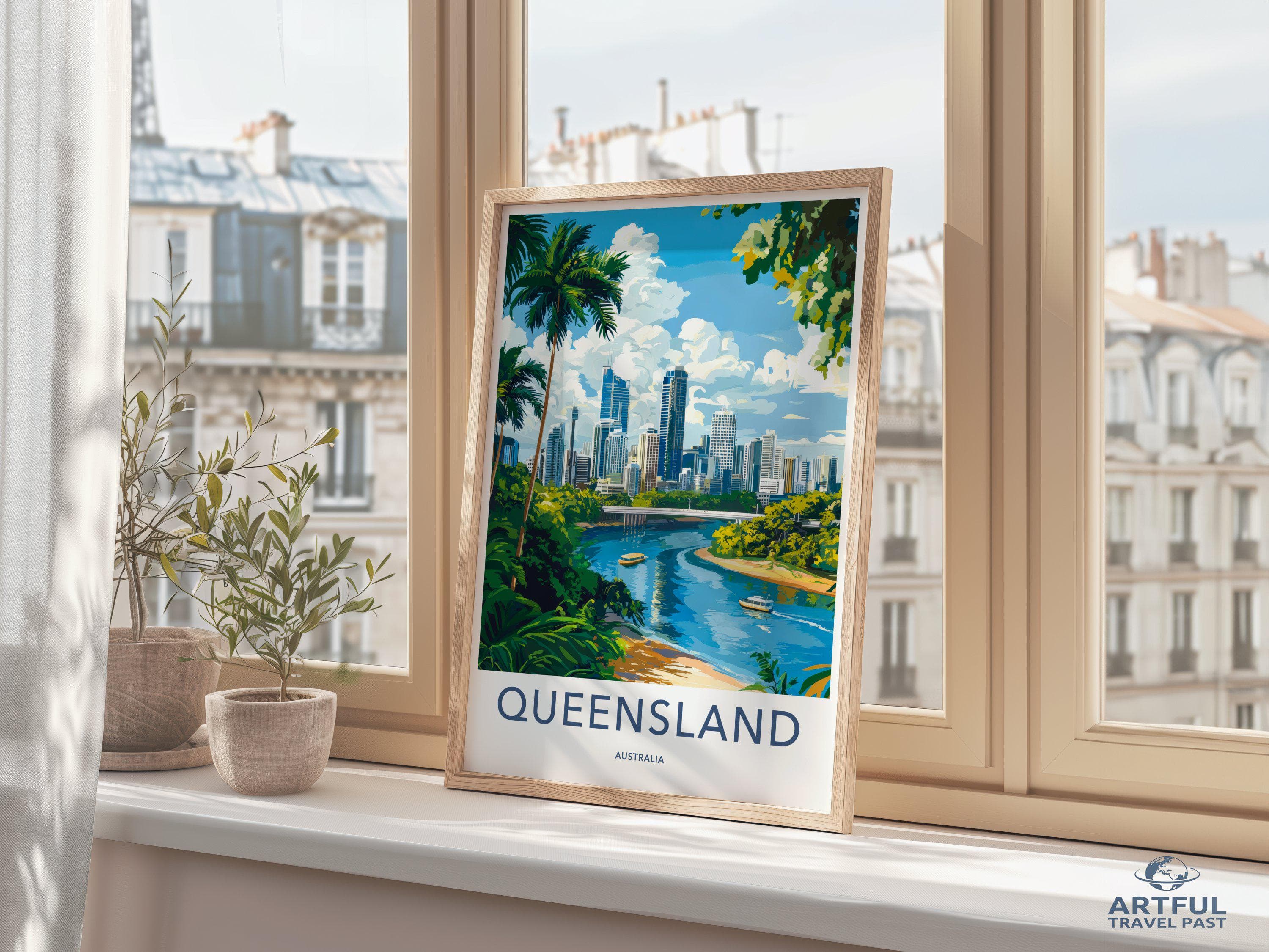 Queensland Poster - Australia Wall Art