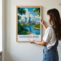 Queensland Poster - Australia Wall Art