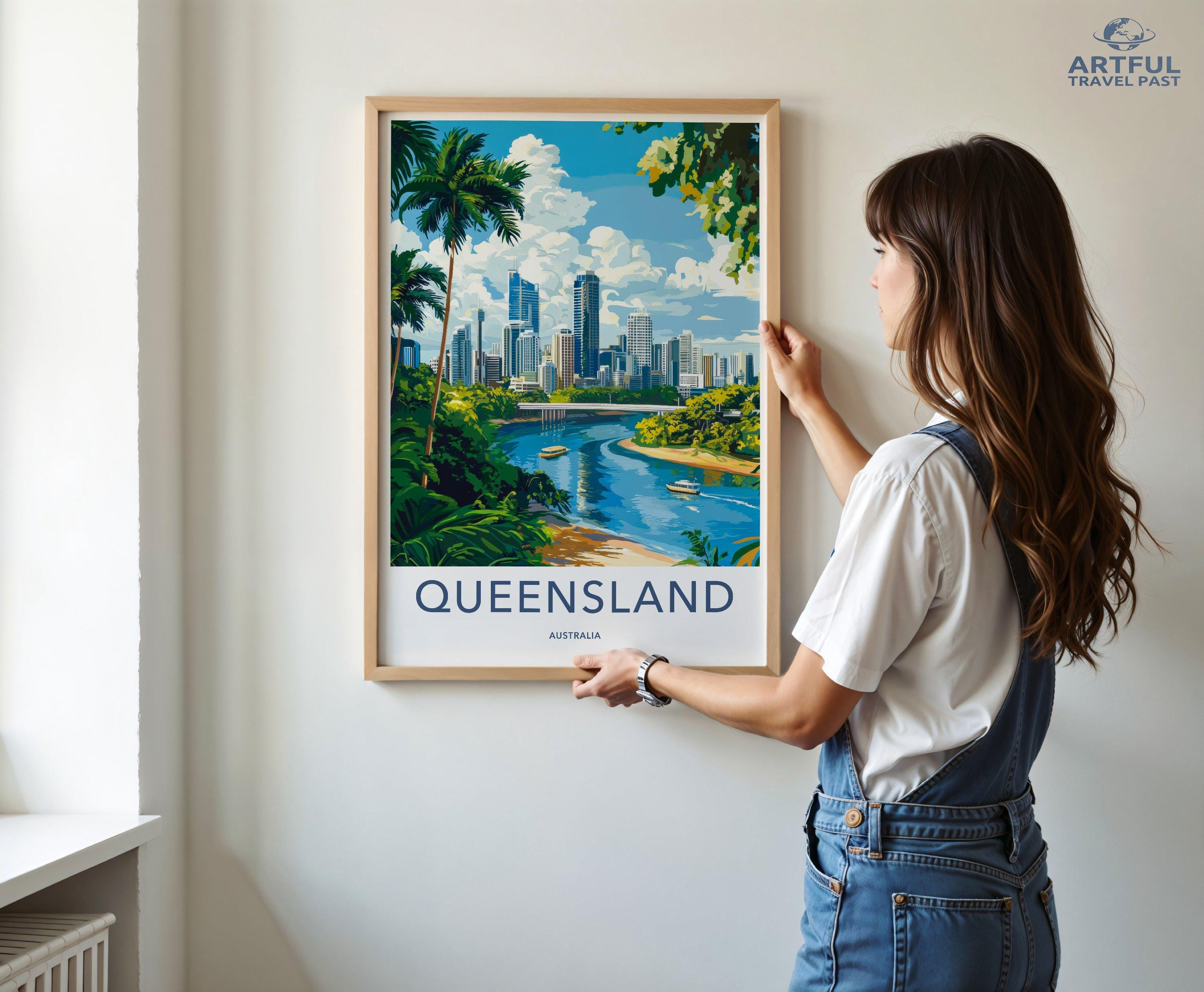Queensland Poster - Australia Wall Art