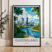 Queensland Poster - Australia Wall Art
