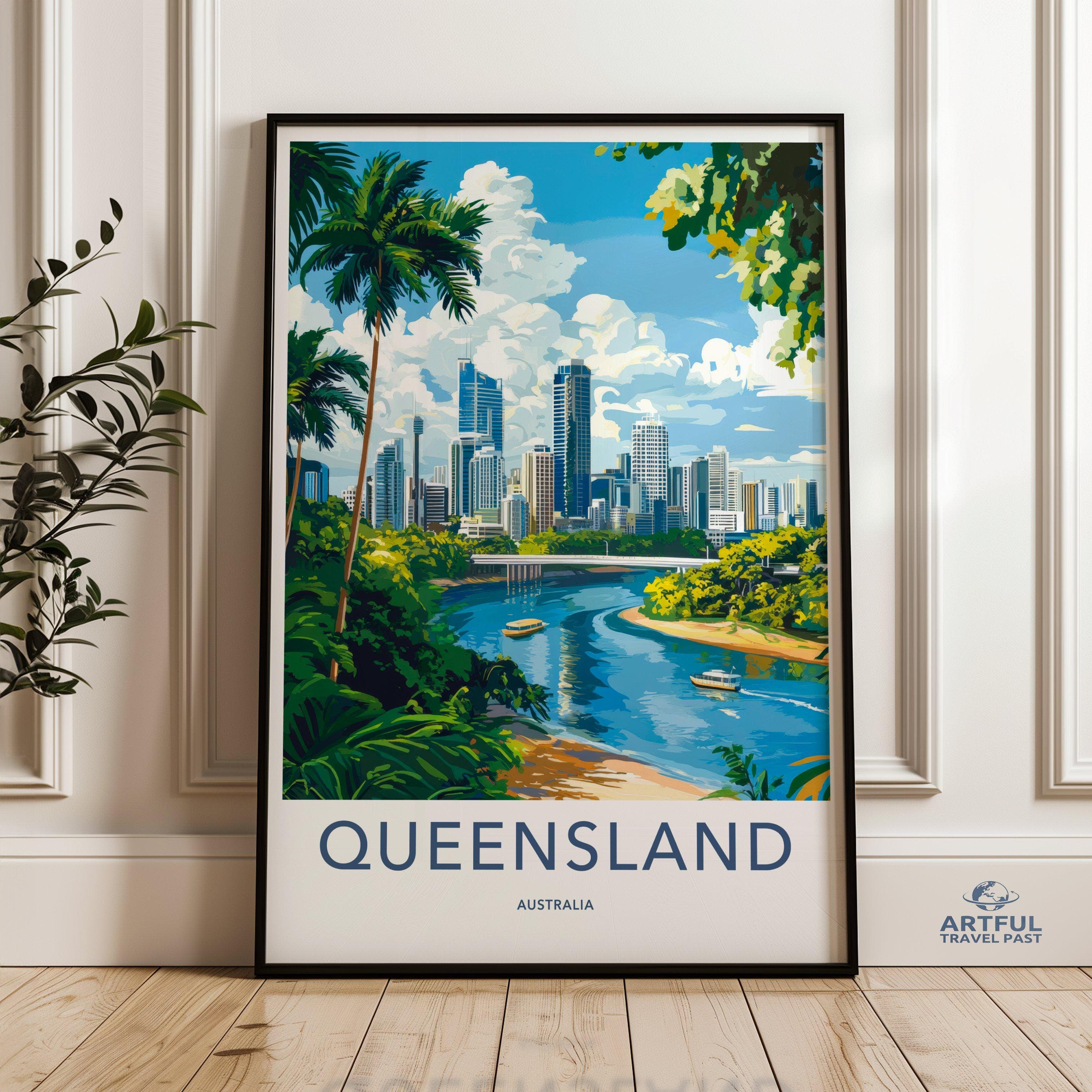 Queensland Poster - Australia Wall Art