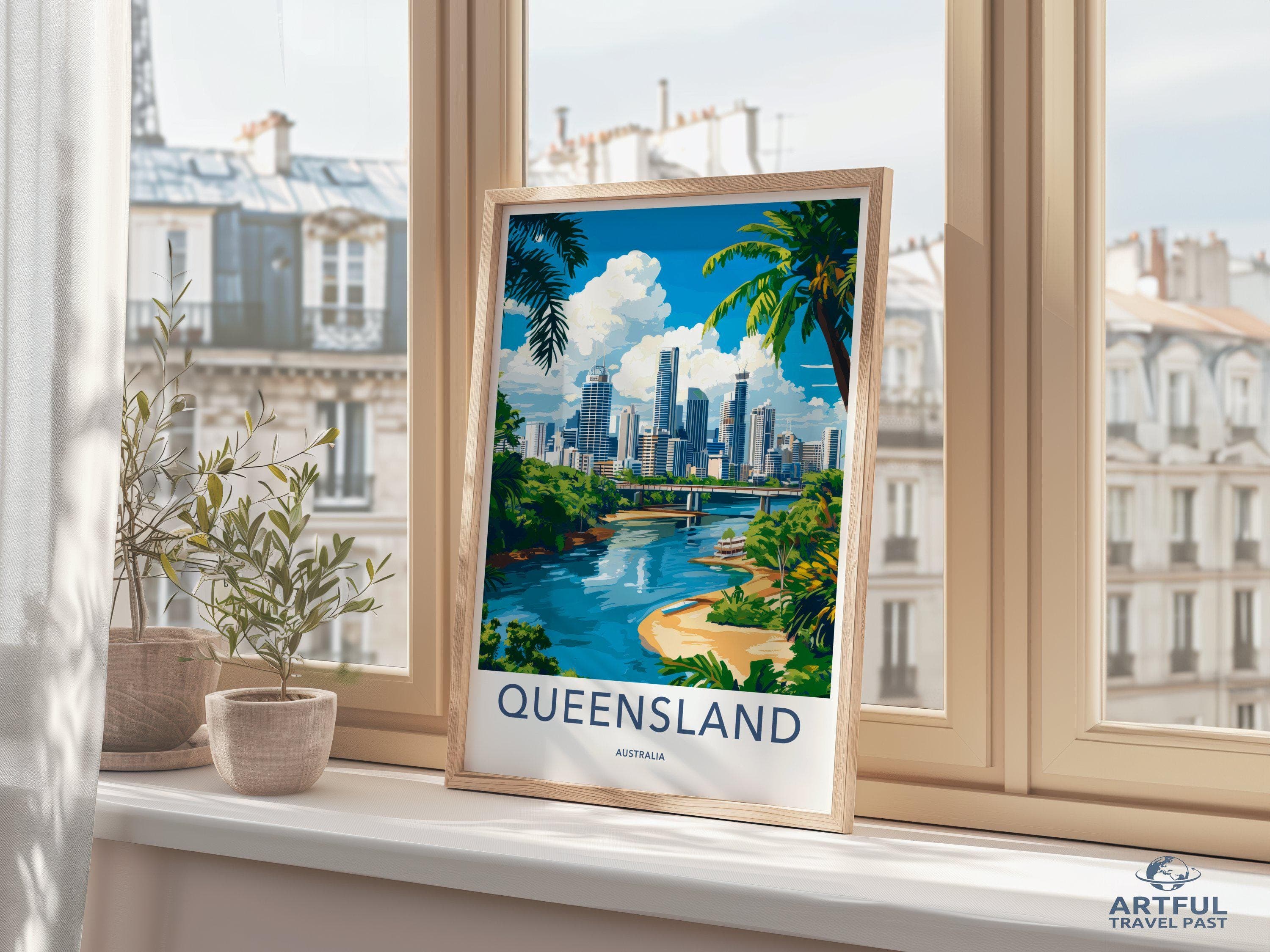 Queensland Poster - Australia Wall Art