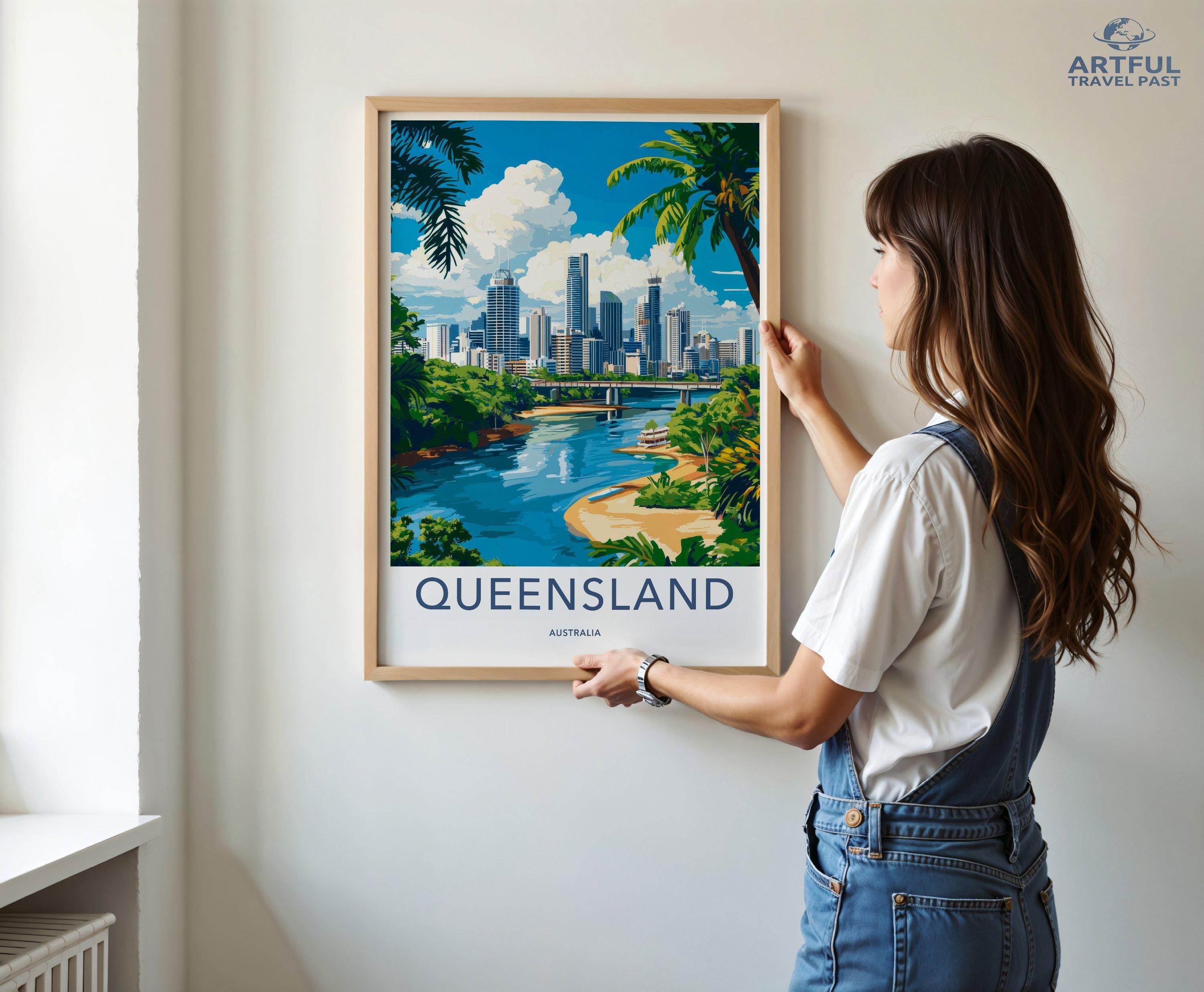 Queensland Poster - Australia Wall Art