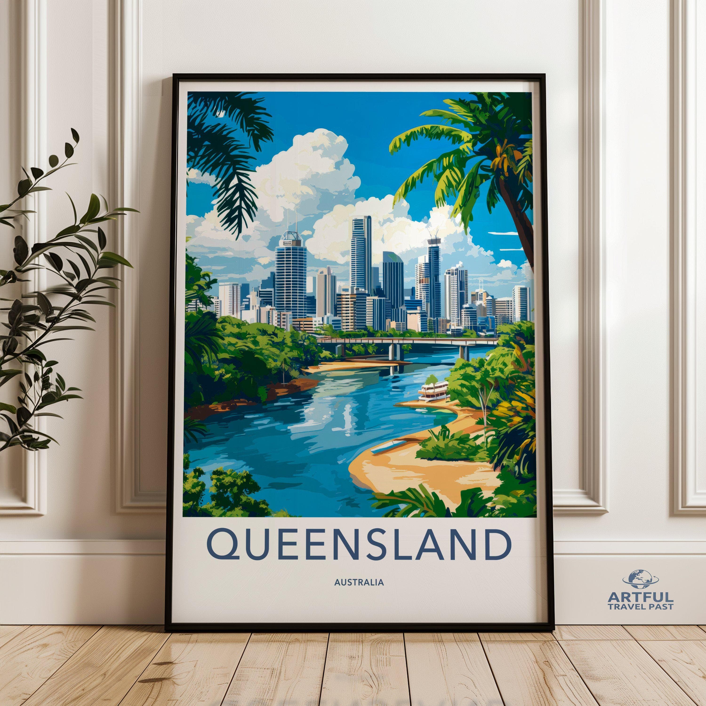 Queensland Poster - Australia Wall Art