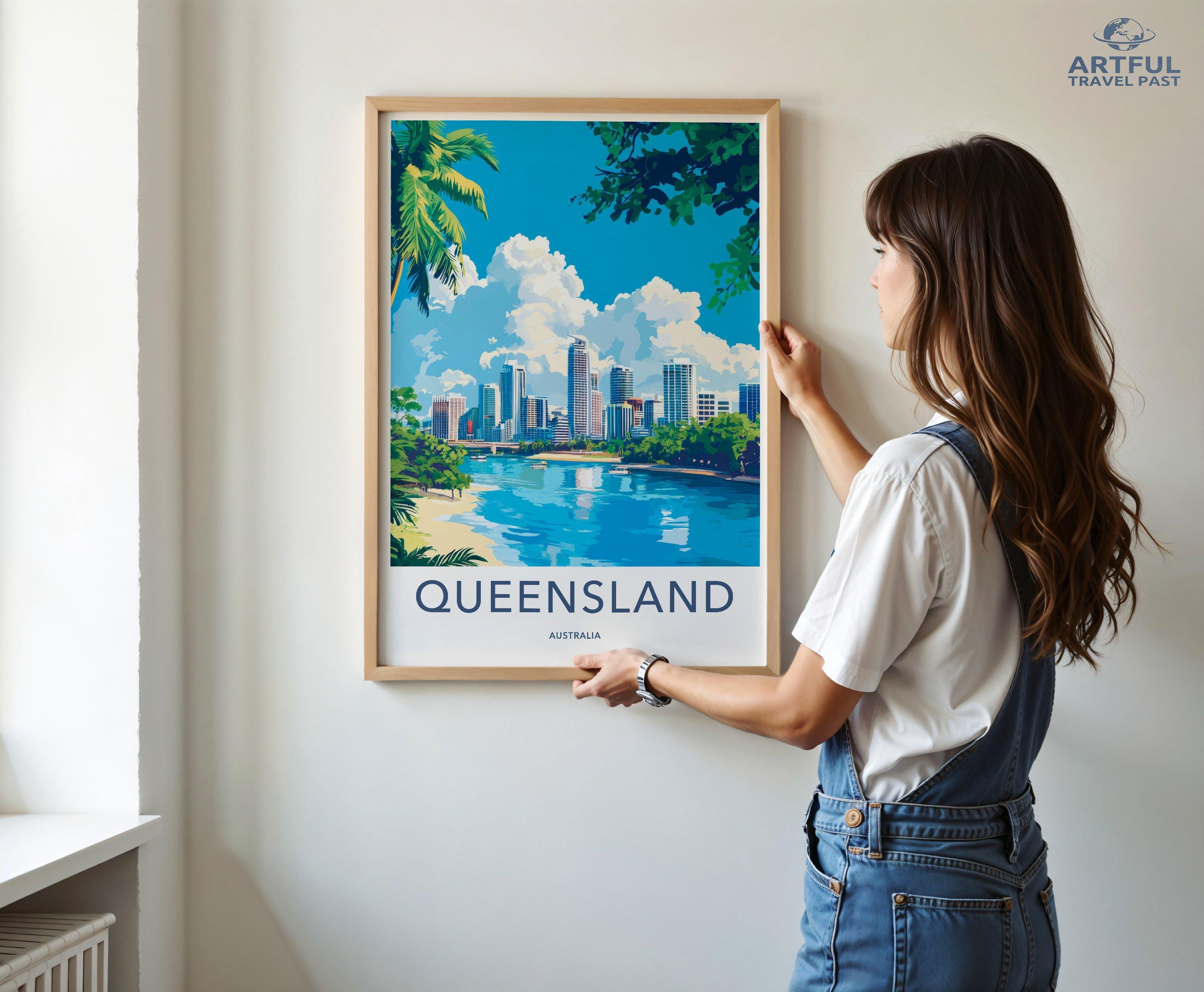 Queensland Poster - Australia Wall Art